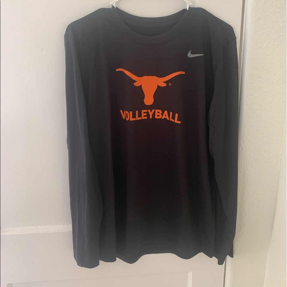 texas volleyball black long sleeve
